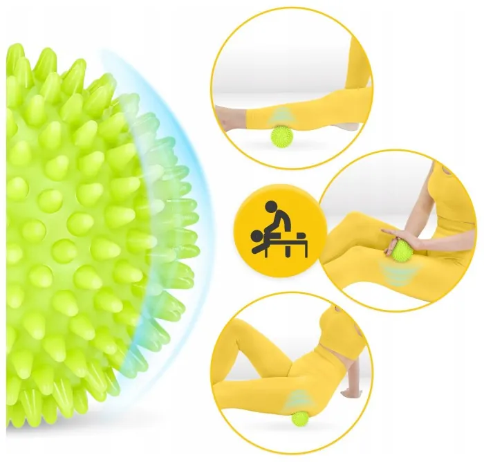 Масажний м'яч з шипами 4FIZJO Spike Ball 9 см (P-5907739311412)