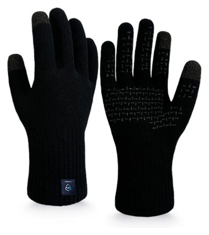 Рукавички водонепроникні Dexshell ThermFit 3.0 Gloves, чорні, розмір M (FNR_DG12402BLK-M)