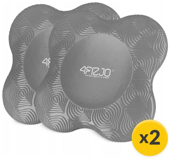 Подставки под колени и локти для йоги 4FIZJO 2 шт Grey (P-5907739315366)