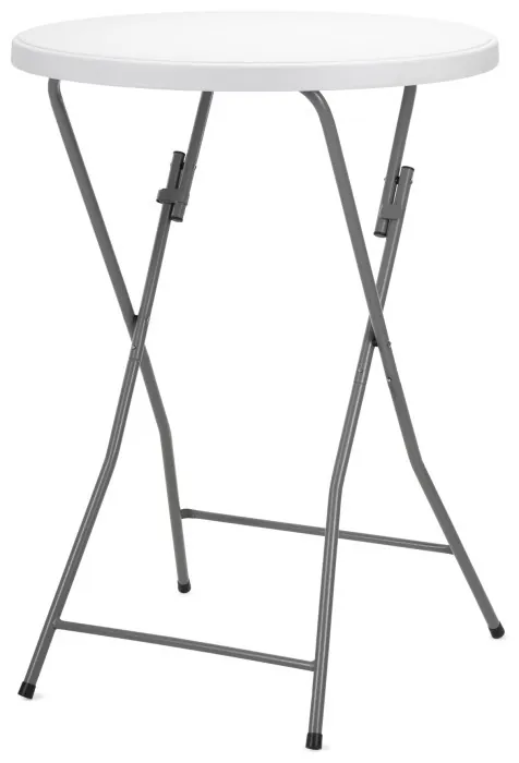 Стол садовый кейтеринговый Springos 80 см круглый, складной GF0101 White