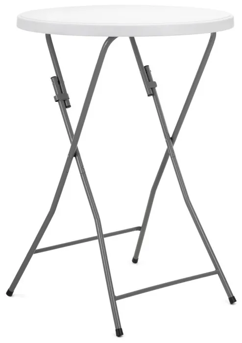 Стол садовый кейтеринговый Springos 80 см круглый, складной GF0101 White
