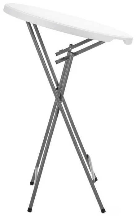 Стол садовый кейтеринговый Springos 80 см круглый, складной GF0101 White