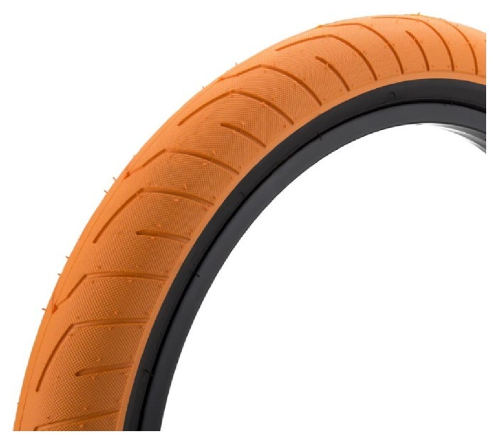 Покрышка KINK BMX Sever 20"х2.4" оранжевая/черные боковины