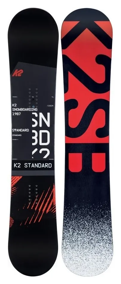 Сноуборд K2 STANDARD 155 Black/red (11D0014) (158 см black, red)