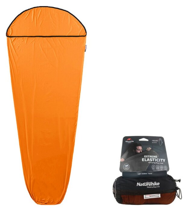Подкладка для спального мешка Naturehike NH17N002-D, полиэстер, оранжевый
