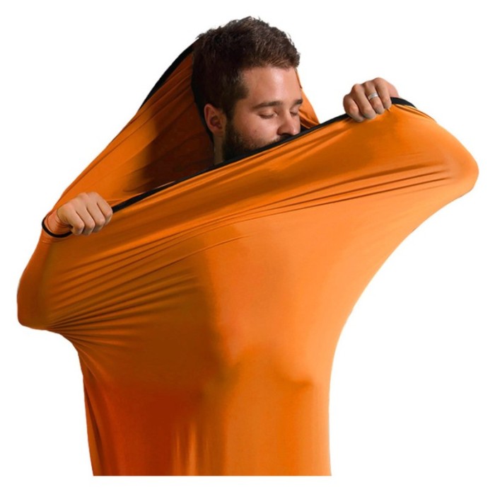 Подкладка для спального мешка Naturehike NH17N002-D, полиэстер, оранжевый