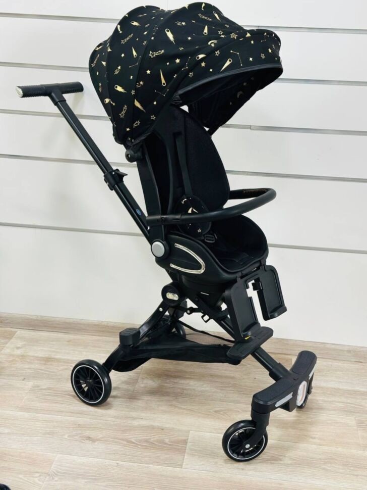 Детская коляска-трансформер 2in1 M2-2 Черная Maraton