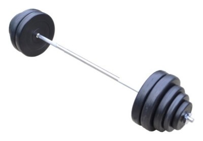 Штанга разборная 65 кг с прямым грифом.