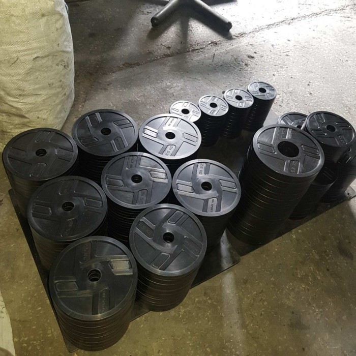 Гум'яна гантель 16 кг (RN-OD16), укр, укр