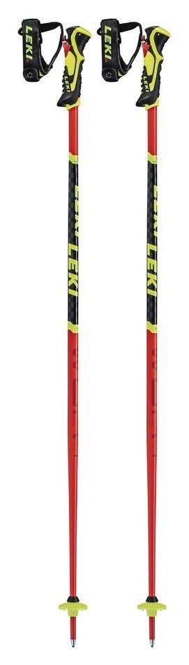 Палки для горных лыж Leki WCR LITE SL 3D 90см Fluorescent red/black/neon yellow (65065851-WRH)