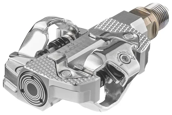 Педалі Look X-TRACK POWER DUAL алюміній, вісь chromoly 9/16", сріблясті