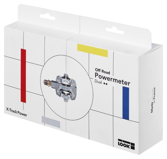 Педалі Look X-TRACK POWER DUAL алюміній, вісь chromoly 9/16", сріблясті