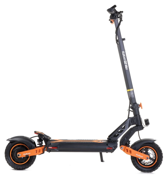 Електросамокат з сидінням Kugoo Kirin G2 MAX 2025 (1000 Вт; 20 А/год; 48 В), чорний