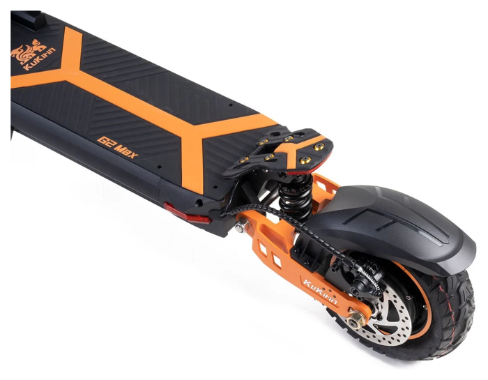 Електросамокат з сидінням Kugoo Kirin G2 MAX 2025 (1000 Вт; 20 А/год; 48 В), чорний, укр, укр