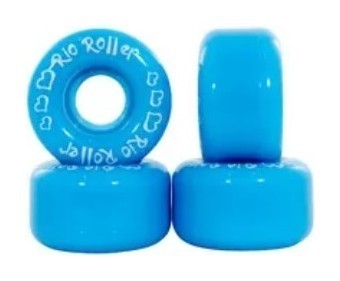 Запасные колеса для роликов в наборе Rio Roller L Blue (RIO504)