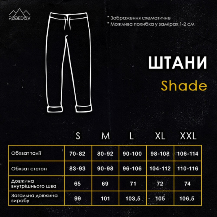 Мужские черные джогеры с карманами Pobedov Shade двухцветные