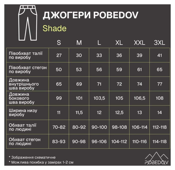 Мужские черные джогеры с карманами Pobedov Shade двухцветные