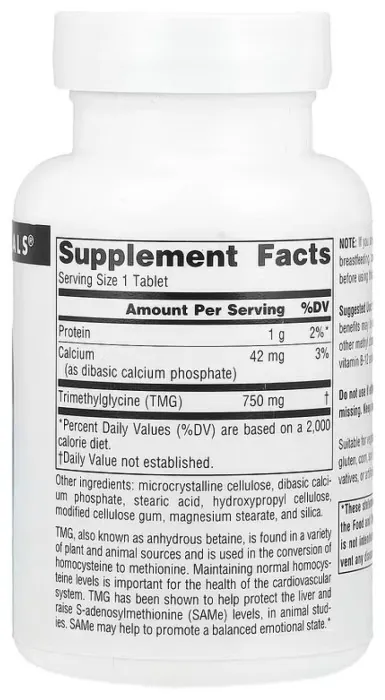 TMG 750mg - 60 tabs