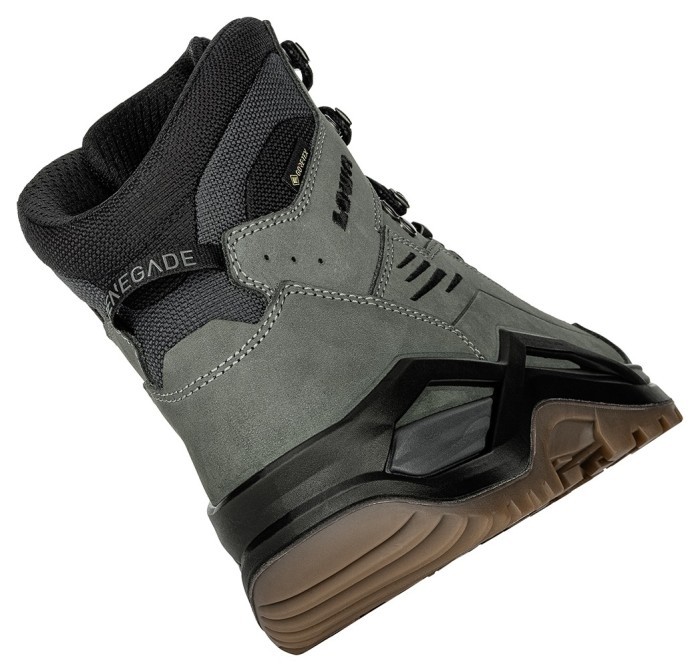 LOWA черевики Renegade Evo GTX MID dark grey-black 42.0