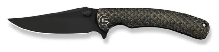 Нож складной туристический Weknife Dracarys, (9.1 см) Böhler M390 / титан 6AL4V бронзовый/черный