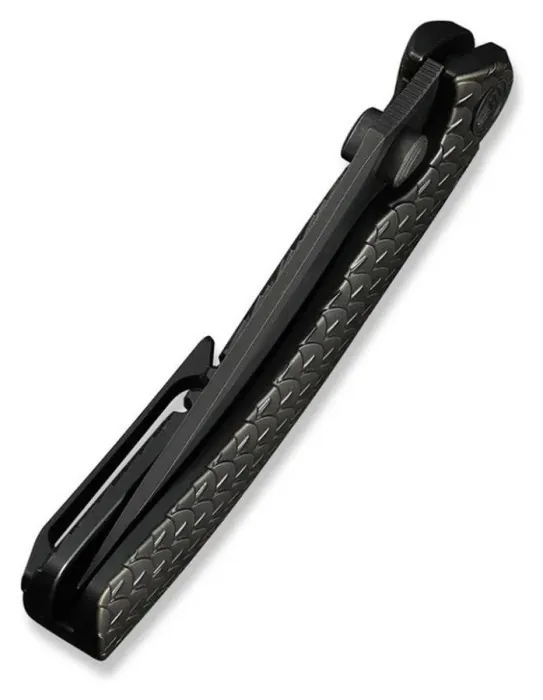 Нож складной туристический Weknife Dracarys, (9.1 см) Böhler M390 / титан 6AL4V бронзовый/черный
