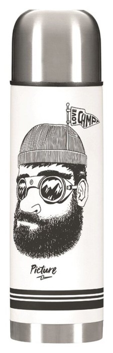 Термос Picture Organic Campei 0.5 л белый