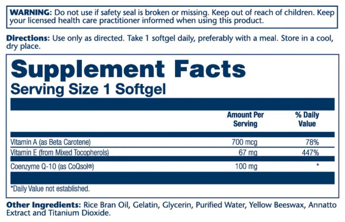 Bio CoQ10 100mg - 30 softgels