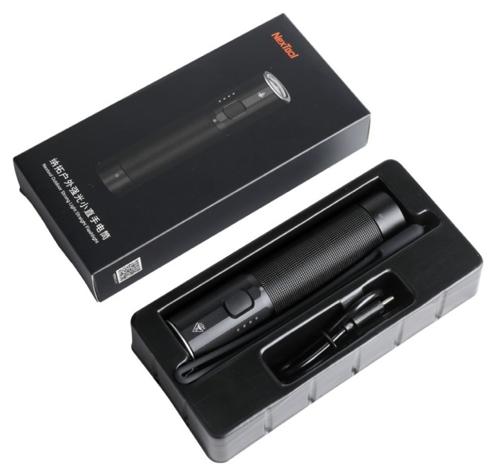 Кишеньковий ручний акумуляторний ліхтар Nextool, 1200 лм, алюмінієвий корпус