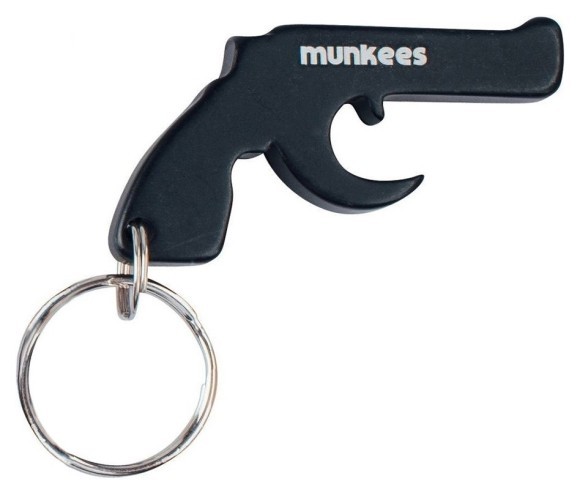 Munkees 3470 брелок-открывашка Gun black, укр
