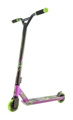 Спортивний трюковий самокат Slamm Mischief Eternal Crawler Black Purple Green, укр, укр