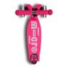Самокат MICRO серии &quot;Maxi Deluxe LED&quot; – розовый (сложный, до 50 kg, 3-х колесный, свет) Фото - 3