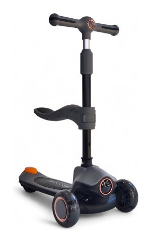Дитячий самокат з сидінням 2 в 1  Scooter Cosmo K603-2, укр, укр