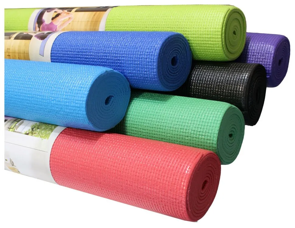 Килимок для йоги та фітнесу, pvc, 6 мм (pvc6) Bavar Sport (салатовий)