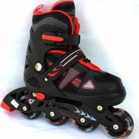 Ролики раздвижные (р39-42) (мод0014) Bavar Sport (малиновый)