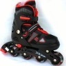 Ролики раздвижные (р39-42) (мод0014) Bavar Sport (малиновый)