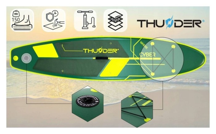 Надувна SUP дошка (Сапборд) THUNDER CYBER 320