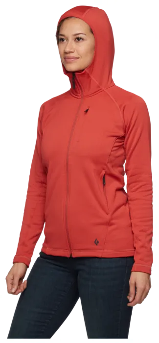 Жіноча флісова кофта з рукавом реглан Black Diamond W Factor Hoody, Grenadine, XS