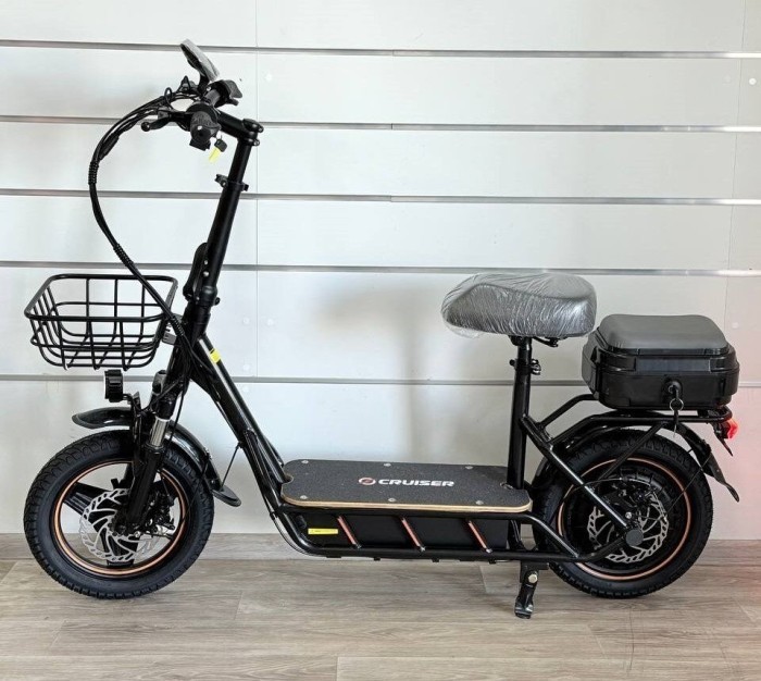 Електросамокат Maraton C1-PRO Чорний, укр, укр