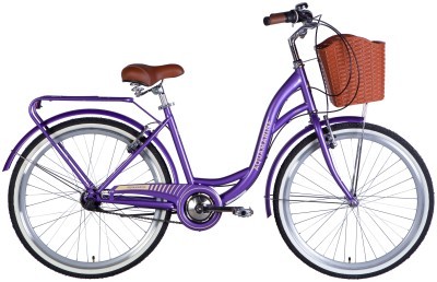 Велосипед ST 26" Dorozhnik AQUAMARINE PH рама-17" фиолетовый 2025