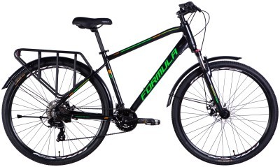 Велосипед AL 28" Formula CURSOR MAN DD CS рама-19" черно-зеленый 2025