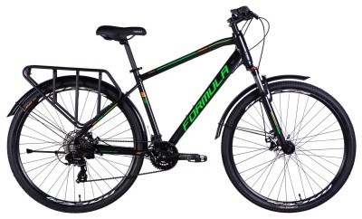 Велосипед AL 28" Formula CURSOR MAN DD CS рама-19" чорно-зелений 2025