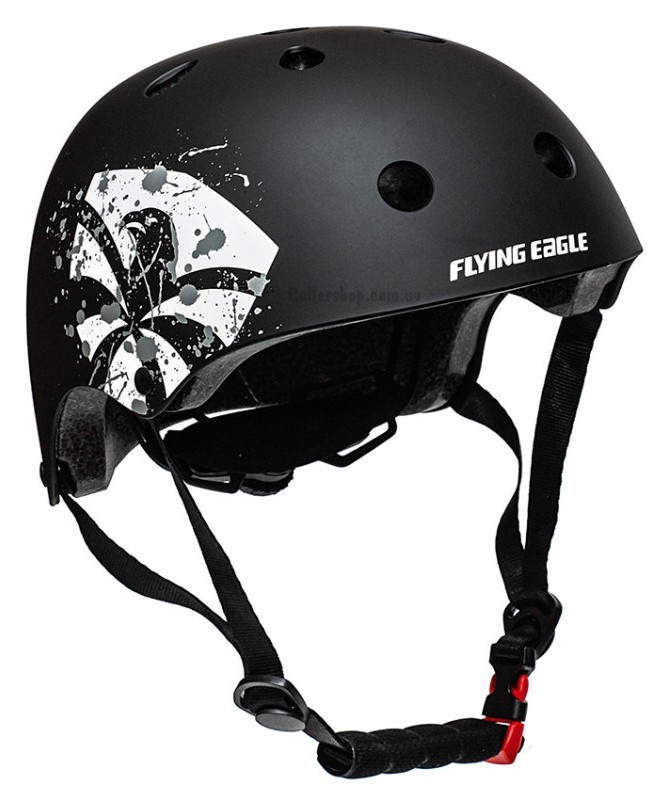 Шлем для роликов Flying Eagle Zeus черный S (52-55 см)