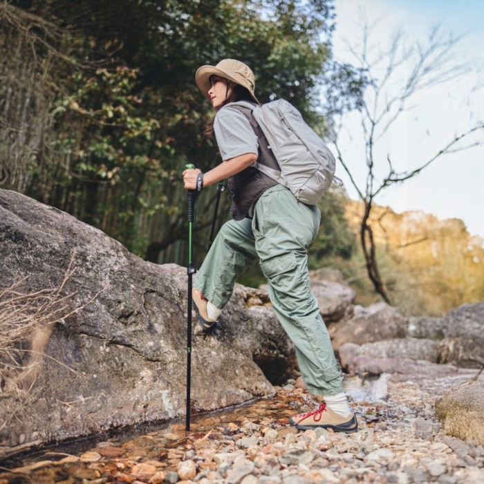 Трекінгова телескопічна палиця Naturehike CNK2550DS010 Sunlit Terk Base, 60-135 см, зелена, укр, укр