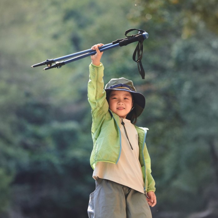 Трекінгова телескопічна палиця Naturehike CNK2550DS010 Sunlit Terk Base, 60-135 см, зелена, укр, укр