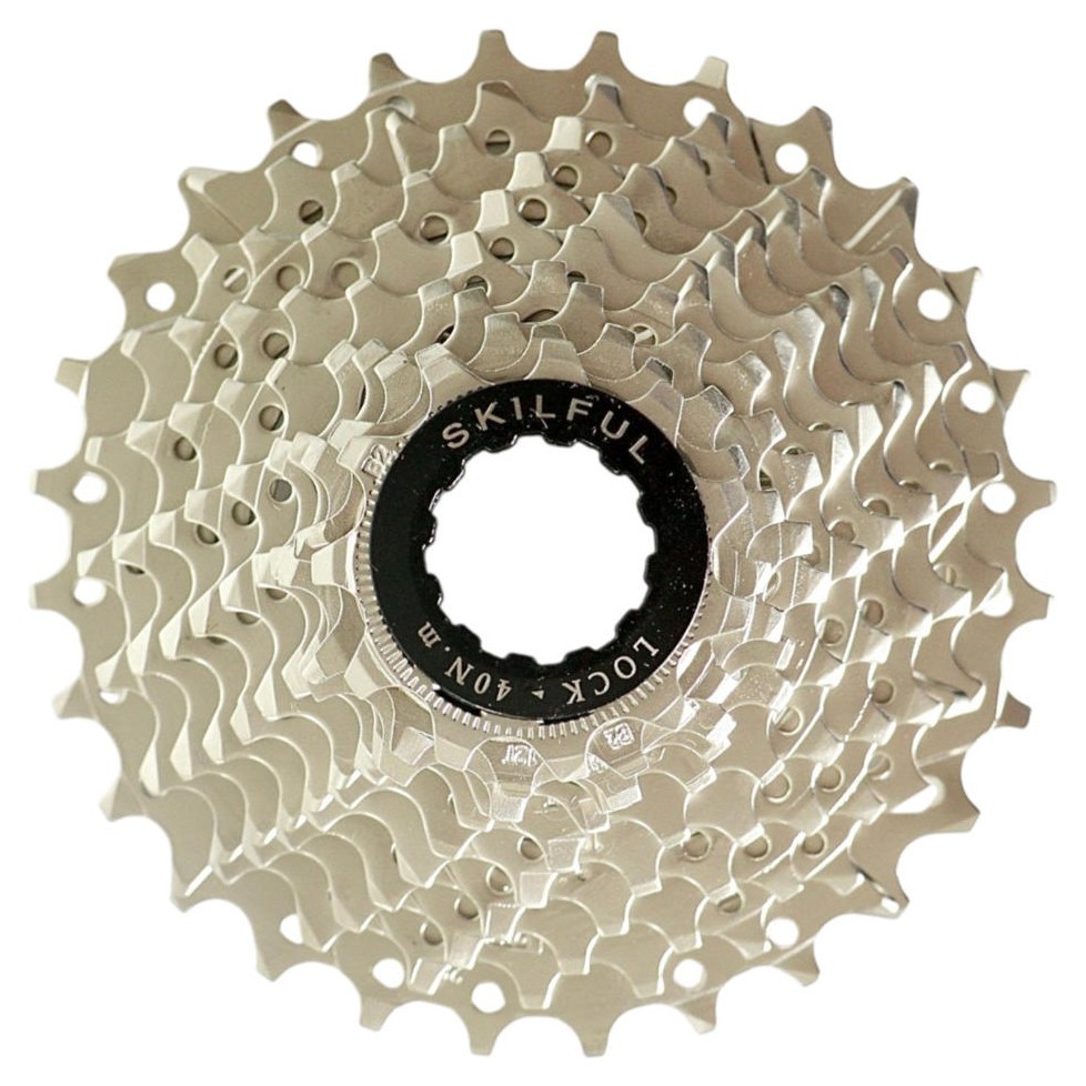 Кассета 11 SkilFul CS-R650 11-28Т серебристый никелированная