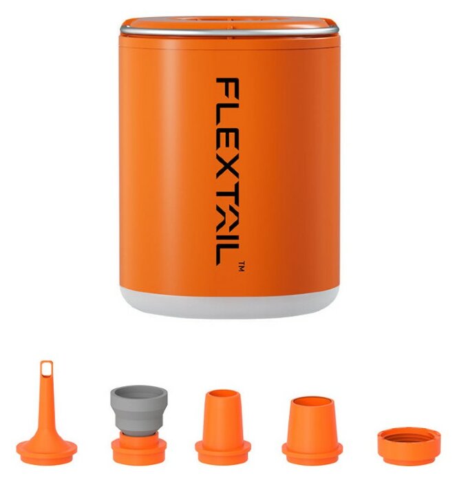 Насос-фонарь кемпинговый Flextail Tiny Pump 2X, оранжевый