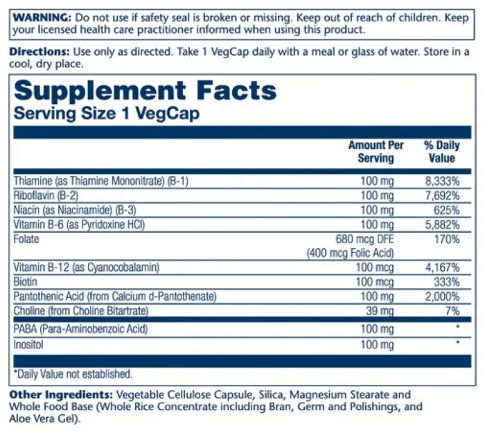 Vitamin B-Complex 100 - 100 vcaps