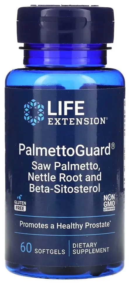 PalmettoGuard® Saw Palmetto/Nettle Root Formula with Beta-Sitosterol - 60 softgels