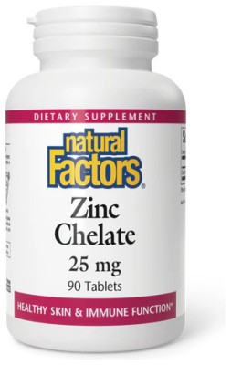 Zinc Chelate 25mg - 90 tabs