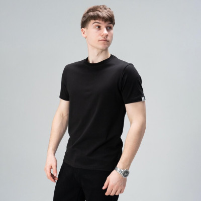 Футболка Slavni мужская повседневная черная, Футболка Slavni Unity мужская хлопковая черная